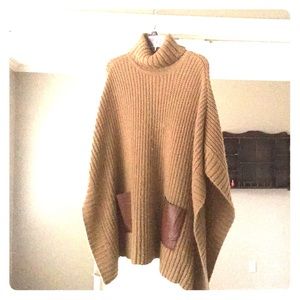MICHAEL KORS Ribbed Poncho